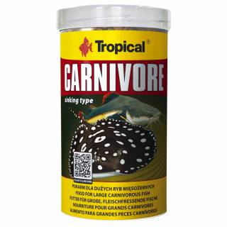 Tropical Carnivore 1L/600g - pokarm rozważany